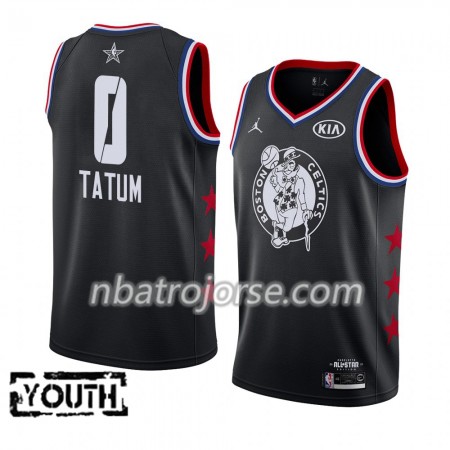 Barn Boston Celtics Tröja Jayson Tatum 0 2019 All-Star Jordan Brand Svart Swingman